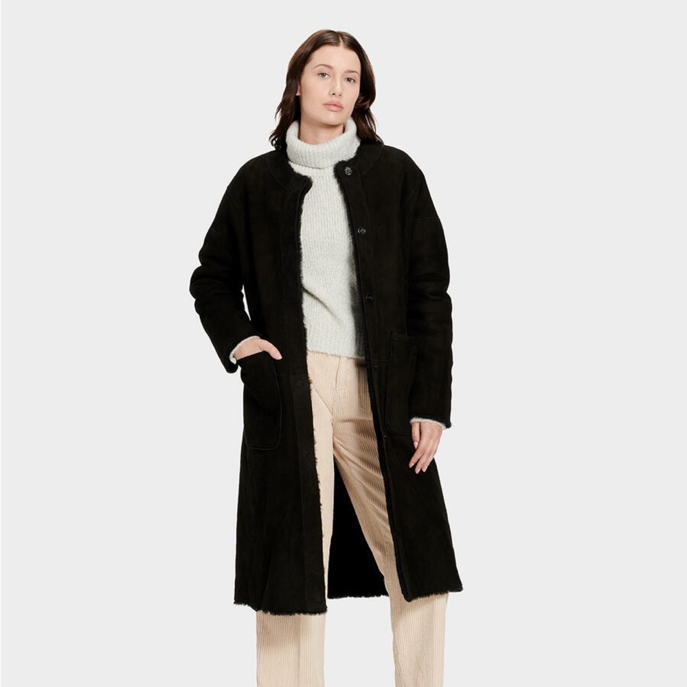 Women UGG Remy Reversible shearling coat XL